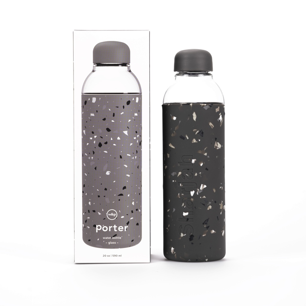 Water Bottle - Terrazzo Charcoal