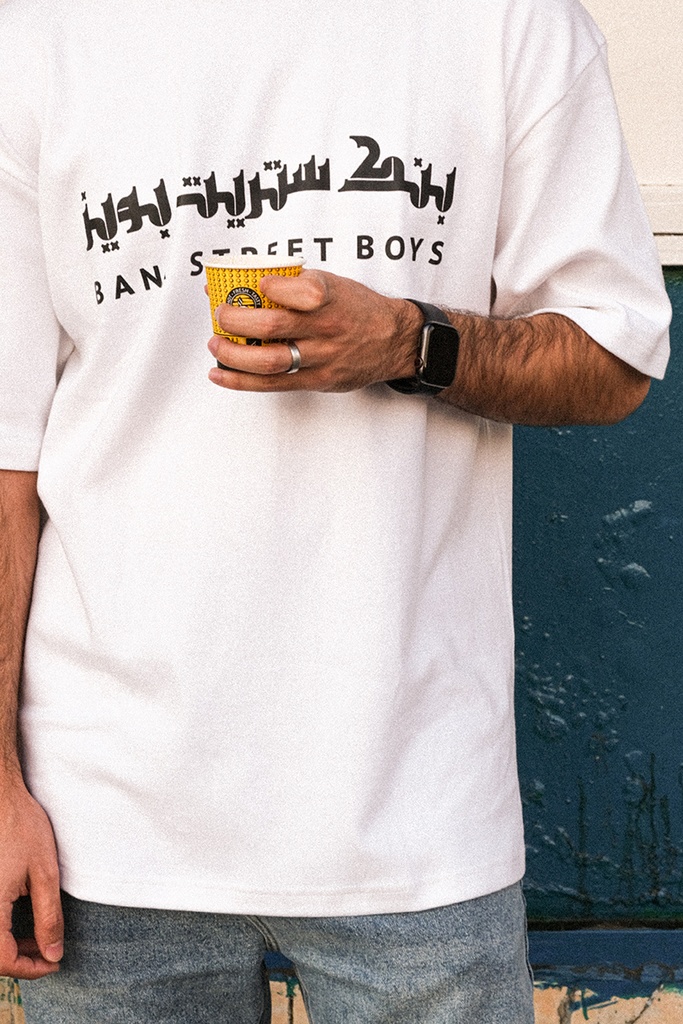 Bank Street Boy Oversized T-Shirt / Black