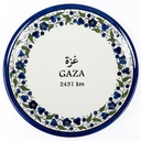 Distance to Gaza Plates