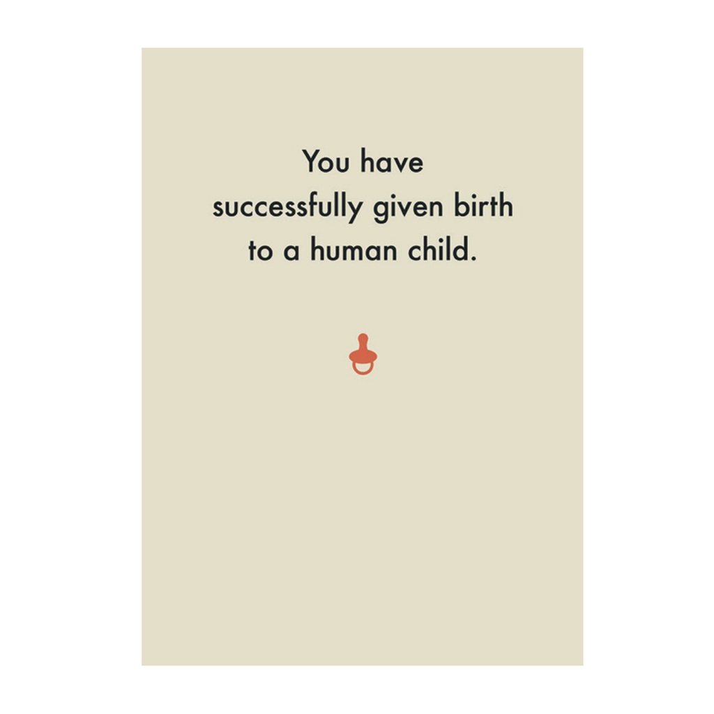 Greeting Card - You have successfully given