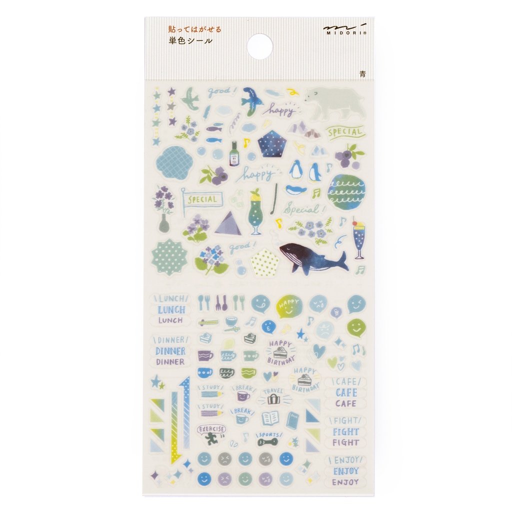 Sticker Collection - Colour Blue