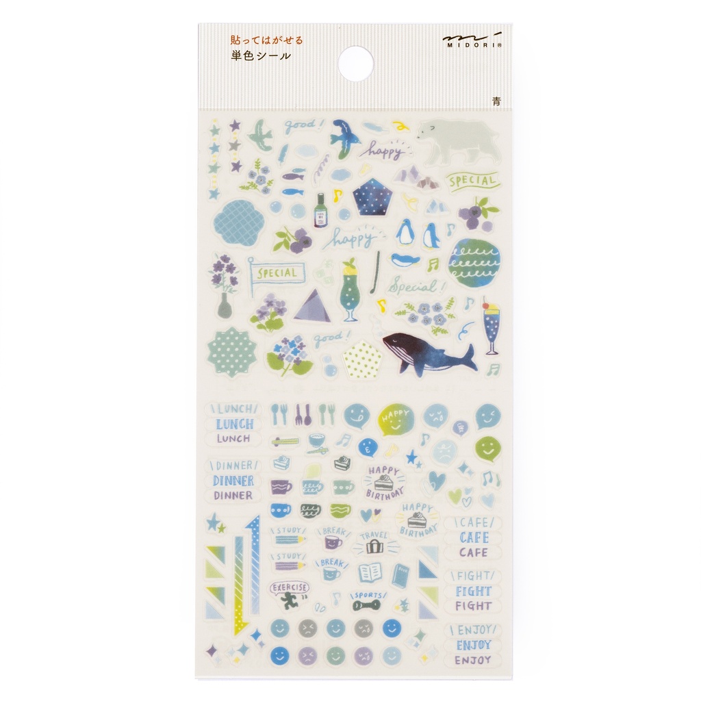 Sticker Collection - Colour Blue