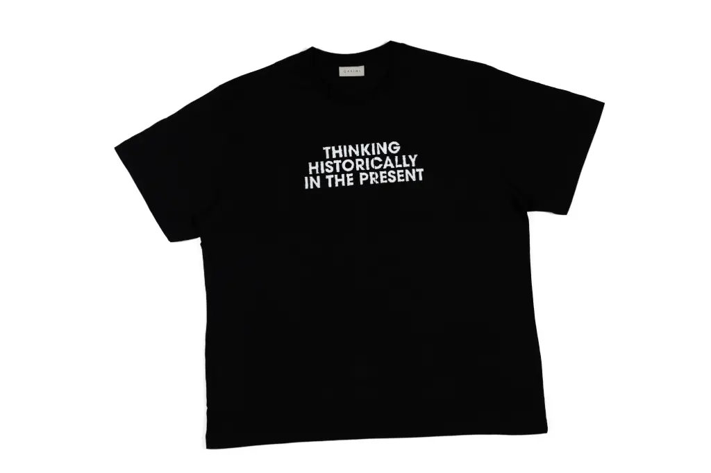 THINKING HISTORICALLY IN THE PRESENT SB 15 OVERSIZED T-SHIRT