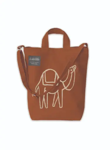 Tote bag, Camel, Ochre