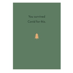 [Deadpan] Greeting Card - You survived Covid