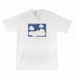 Lahjtna T-Shirt - I was studying and dreaming: White