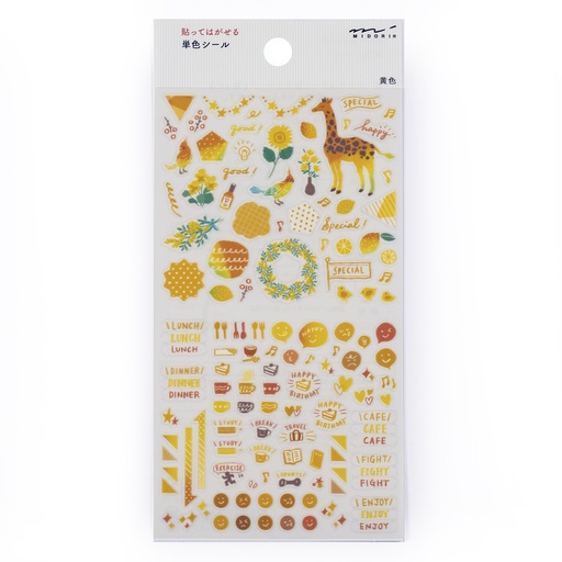 [Designphil] Sticker Collection - Colour Yellow