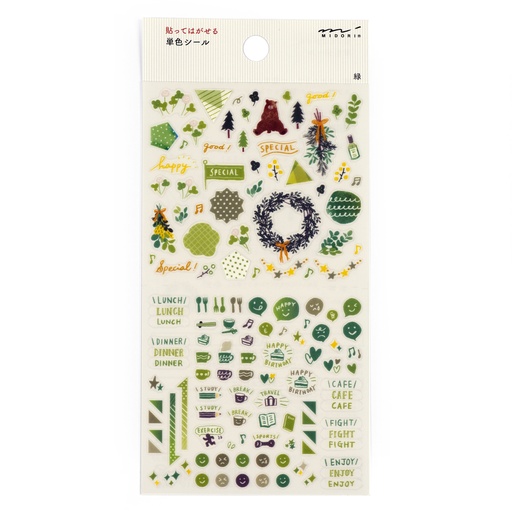 [Designphil] Sticker Collection - Colour Green