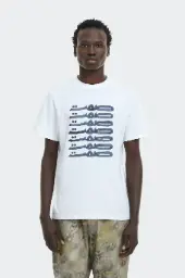 [Qasimi] QASIMI - JE31 HOUARI Regular Fit T-Shirt (White) 