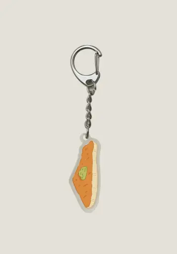 [WAGGISH] Knafeh Palestine Map Keychain
